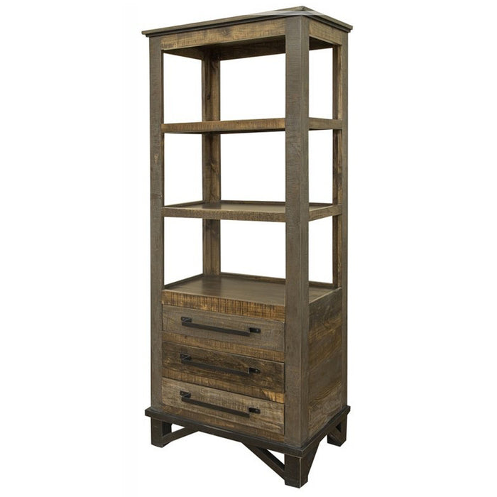 Greenview Loft 3 Drawer Pier Bookcase - Crafters and Weavers
