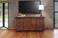 Discontinued Granville Sliding Door 70 inch TV Stand - Crafters and Weavers