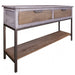 *NEW! Amelia 2 Drawer Console Table - Crafters and Weavers