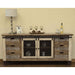Bayshore Sliding Door TV Stand - 80" - Crafters and Weavers
