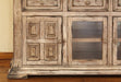 Greenview 83 inch Whitewashed TV Stand - Crafters and Weavers