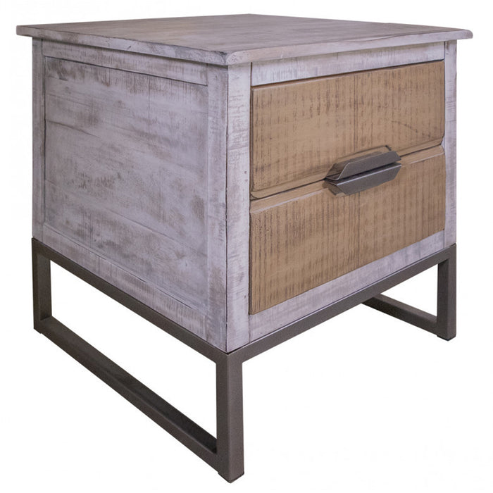 *NEW! Amelia 2 Drawer End Table / Nightstand - Crafters and Weavers