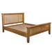Mission Oak Slat Bed - Michael's Cherry - King - Crafters and Weavers