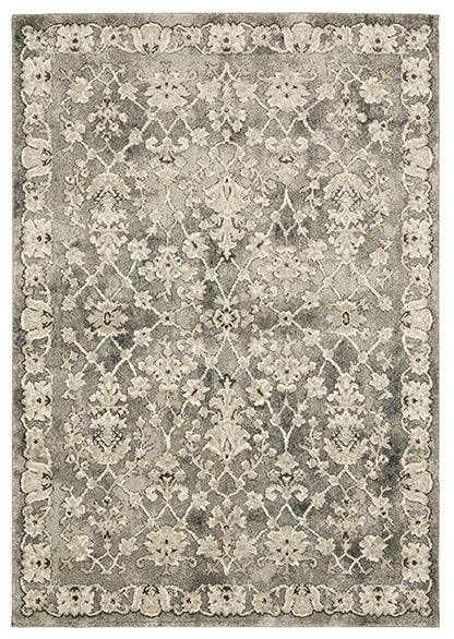 Medalia Florence Rug Green/Beige — Crafters and Weavers