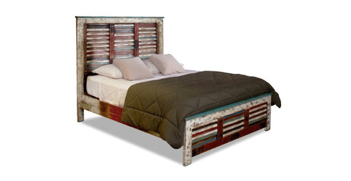 DUPLICATE LISTING La Boca Shutter Bed - King - Crafters and Weavers