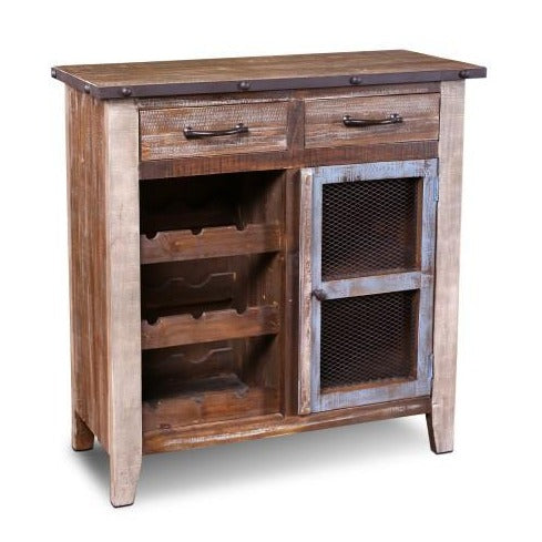 Bayview Wine Cabinet - Crafters and Weavers