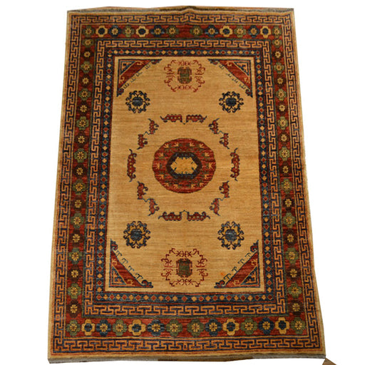 Khotan Oriental Rug  4'10" x 7'3" - Crafters and Weavers