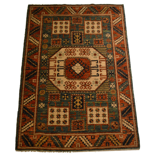 Kazak Oriental Rug 4"2" x 6'0" - Crafters and Weavers