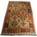 Tribal Afghan Oriental Rug 5'0" x 6'8" - Crafters and Weavers