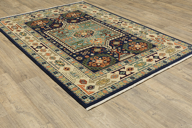 Medalia Kazak Rug - Available in multiple sizes