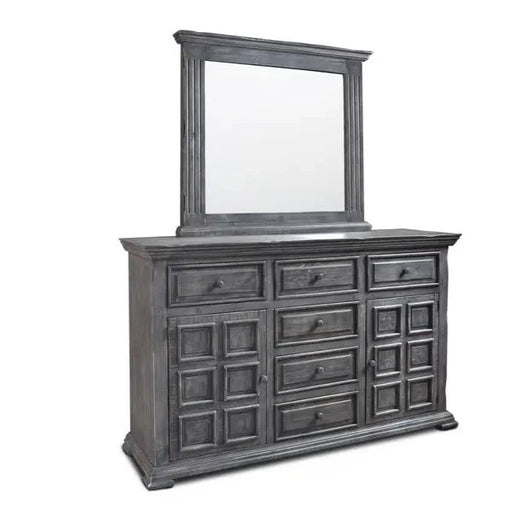 light grey distressed dresser RUSTIC EXTRA-LARGE DRESSER WEATHERED FARMHOUSE