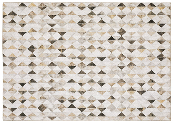 Sandstorm Myers Park Rug Brown/White/Yellow