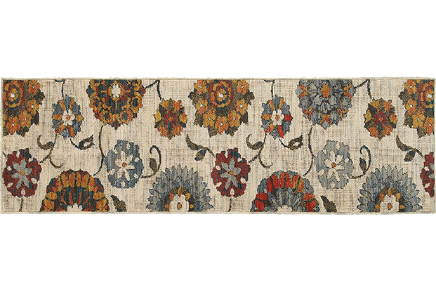 Medalia Sedona Rug Orange/Grey/Beige