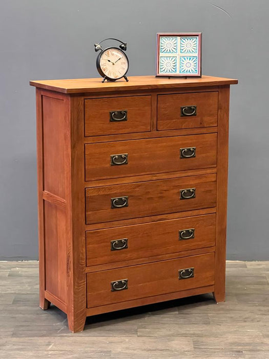 Mission 6 Drawer Dresser - Walnut — Crafters and Weavers