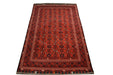 Tribal Balouchi Oriental Rug 3'7"x 5'10" - Crafters and Weavers