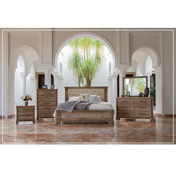 Parvati Solid Pine Vintage Bed