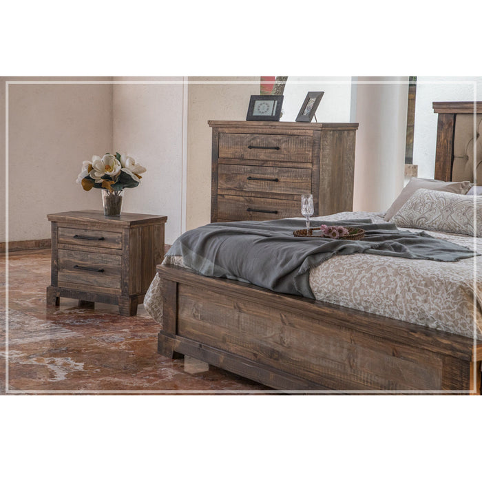 Parvati Solid Pine Vintage Bed