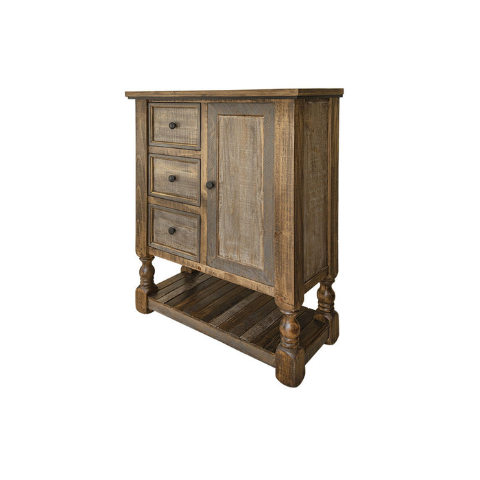 Charlie Solid Pine Wood Rustic Chest