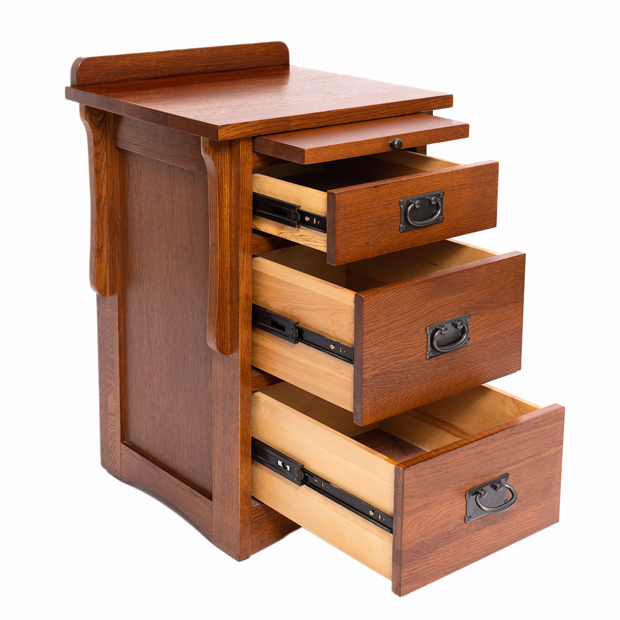 Buy Mission Crofter Style 3 Drawer End Table MC3 in USA — Crafters and ...